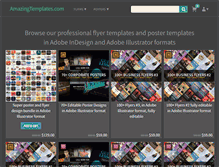 Tablet Screenshot of amazingtemplates.com